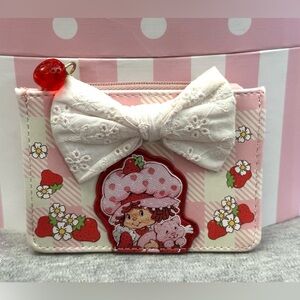 Strawberry Shortcake Gingham Bow Wallet — BoxLunch Exclusive